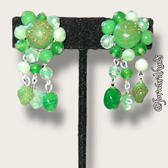 Antique Earrings - Unmarked, Excellent Vintage Condition - Picture 1 of 7